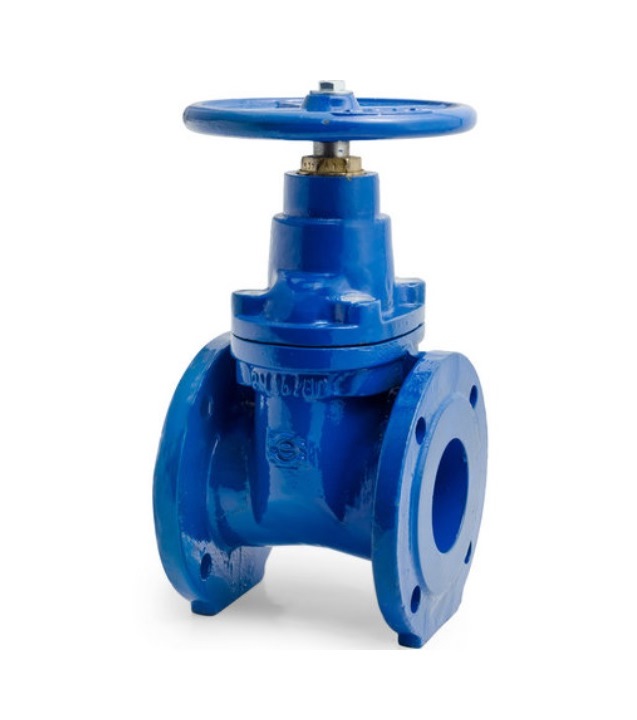 Задвижка чугун аналог МЗВ обрезиненный клин Ду 150 Ру16 до +75С фл Завод им Гаджиева, DN 150